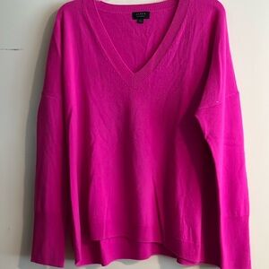 Bright Pink J.Crew sweater! Cashmere! Never worn